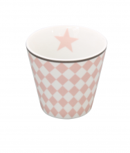 Krasilnikoff Espresso Cup - Harlekin pink