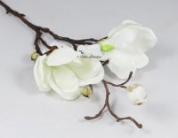 Kunstblume - Magnolie weiß