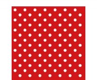 Papierserviette - klein - Dots red
