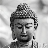 Papierserviette - groß - Buddha head