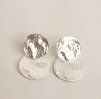 Ohrringe - Platte Silber