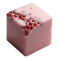 Badewürfel - Erdbeer-Rhabarber