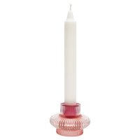 Kerzenhalter - candle holder coral red S