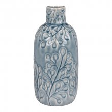 Vase - Keramik - blue patterns