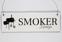 Holzschild - Smoker Lounge