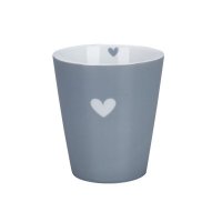 Mug - Becher - Colourful Heart Grey