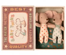 Maus Baby Twins - in matchbox - Zwillinge