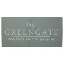 GreenGate Schild - grau