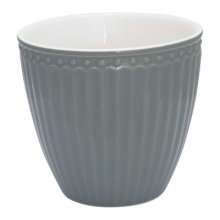 Latte Cup - Alice stone grey