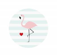Taschenspiegel - Flamingo