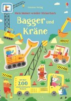 Buch - Immer-Wieder-Stickerbuch - Bagger