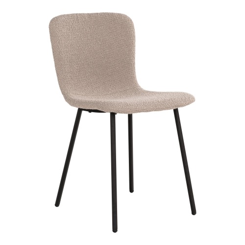 Stuhl - Chair - Esszimmer Stuhl - Bouclé beige - zum Schließen ins Bild klicken