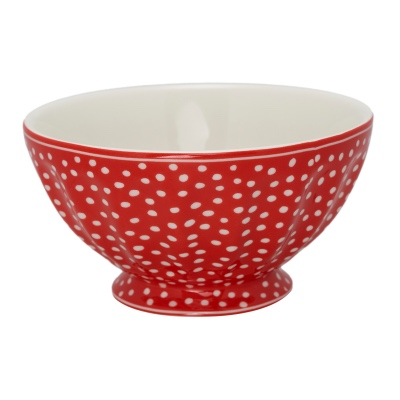 Schüssel - French Bowl XL - Dot red LTD - zum Schließen ins Bild klicken