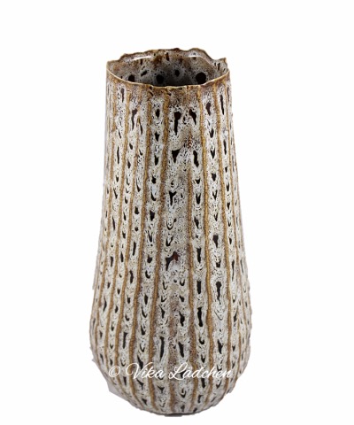 Vase Keramik - Marmor Skandi - L - zum Schließen ins Bild klicken